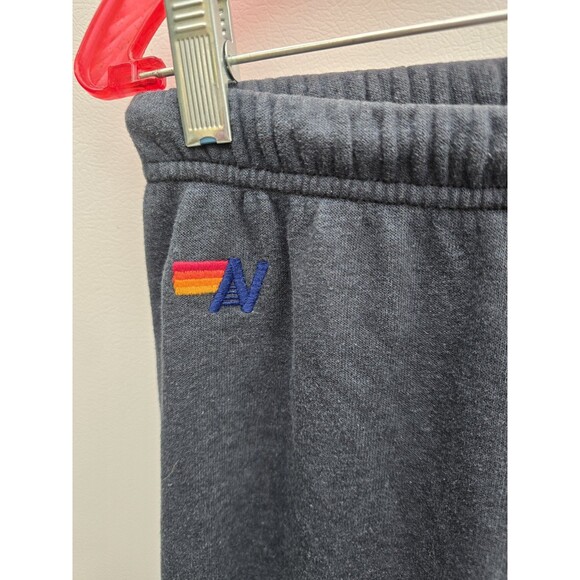 Aviator Nation 5 Stripe Jogger Sweatpants Women Small Gray - Picture 2 of 11
